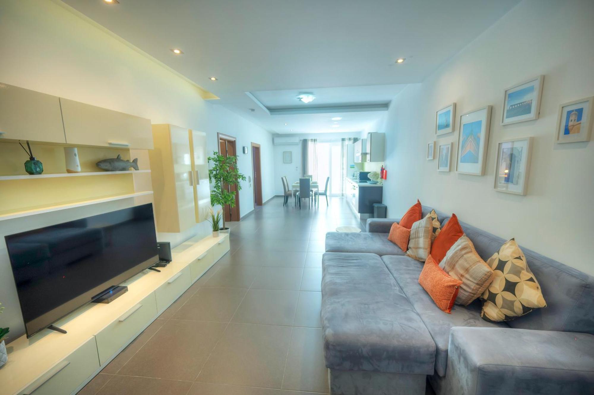 Bright & Large 2Bedrooms In Sliema Center Mpor1-1 Eksteriør bilde